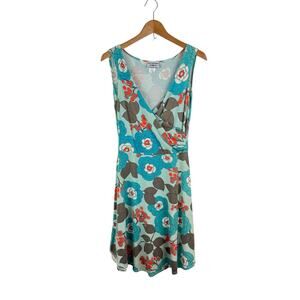 Blue Platypus Blue Floral Jersey Dress
